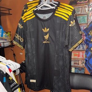 Black and Gold Mexico Men's Jersey